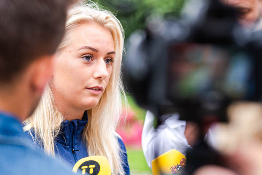 Stina Blackstenius of Sweden