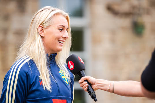 Stina Blackstenius of Sweden