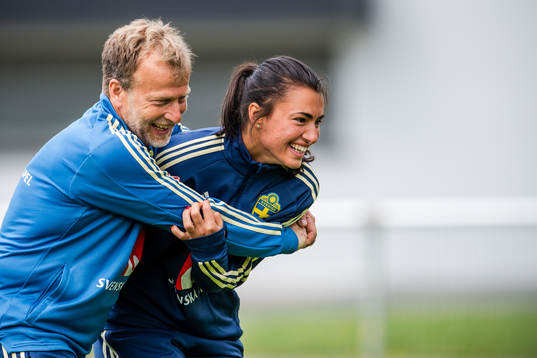 Pontus Ekblom, Physio and goalkeeper Zecira Musovic