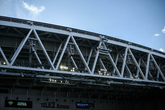 Interiör vy av Tele2 Arena