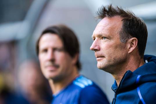 Djurgårdens tränare Thomas Lagerlöf och tränare Kim