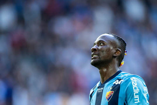 Djurgårdens Mohamed Buya Turay deppar