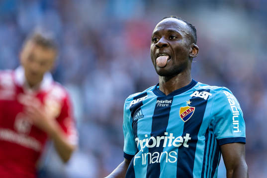 Djurgårdens Mohamed Buya Turay deppar