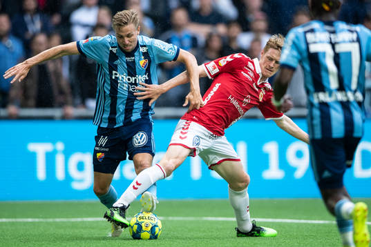 Djurgårdens Jonathan Ring och Kalmars Rasmus Elm