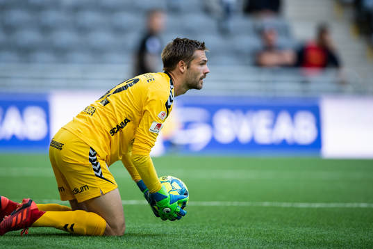 Kalmars målvakt Lucas Hägg-Johansson