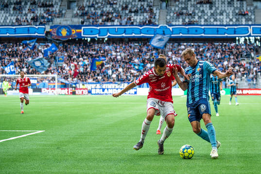 Kalmars Emin Nouri och Djurgårdens Jonathan Ring
