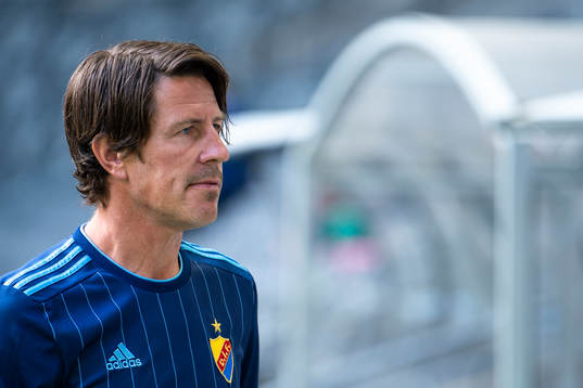 Djurgårdens tränare Thomas Lagerlöf