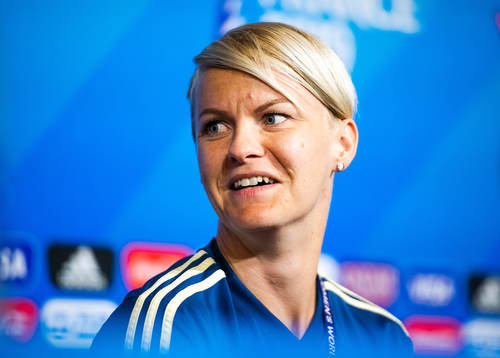 Nilla Fischer of Sweden