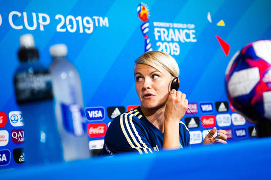 Nilla Fischer of Sweden