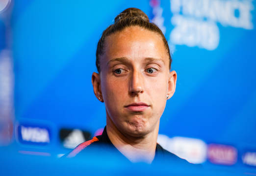 Goalkeeper Sari van Veenendaal of Netherlands