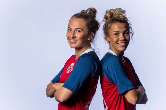 Matilde Alsaker Rogde and Celin Bizet Ildhusøy of Norway