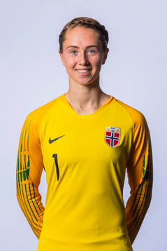 Goalkeeper Karen Oline Sneve of Norway poses for a portrait