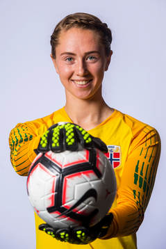 Goalkeeper Karen Oline Sneve of Norway poses for a portrait