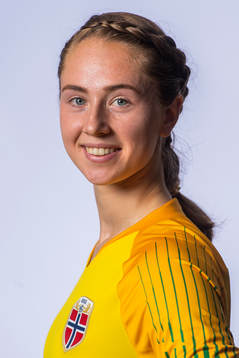 Goalkeeper Karen Oline Sneve of Norway poses for a portrait
