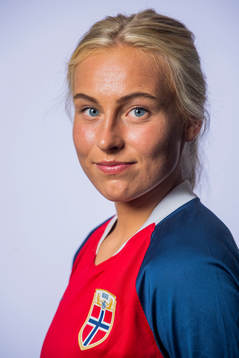 Vilde Gullhaug Birkeli of Norway poses for a portrait