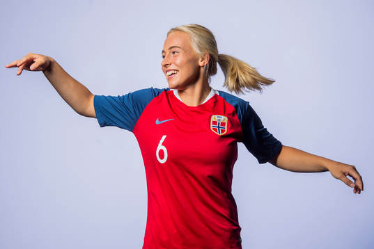 Vilde Gullhaug Birkeli of Norway poses for a portrait