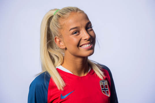 Rikke Bogtveit Nygard of Norway poses for a portrait