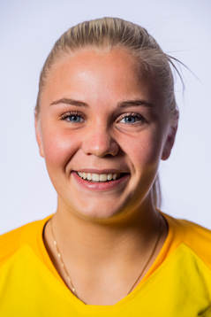 Goalkeeper Hanne Larsen of Norway poses for a portrait
