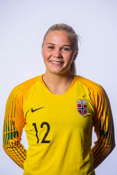 Goalkeeper Hanne Larsen of Norway poses for a portrait