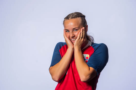 Jenny Kristine Røsholm Olsen of Norway poses for a portrait