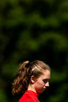 Goalkeeper Karen Oline Sneve of Norway
