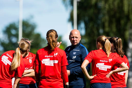 Nils Lexerød, head coach of Norway J19, of Norway