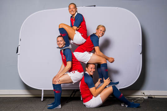 Elisabeth Terland, Julie Blakstad, Runa Lillegård and