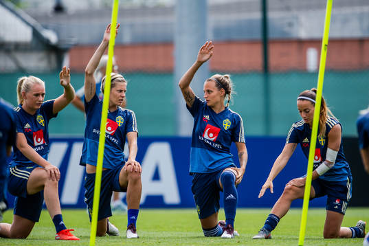 Stina Blackstenius , Lina Hurtig , Nathalie Björn and