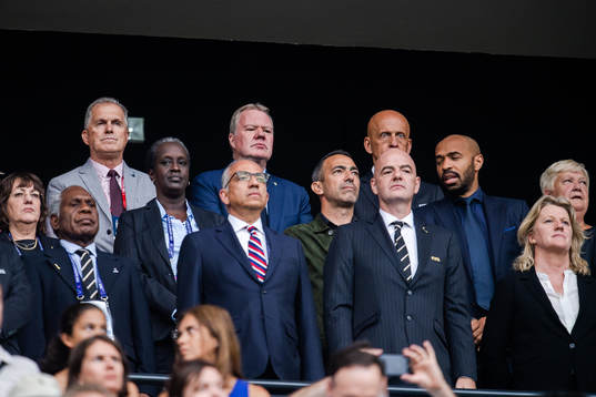 President Karl-Erik Nilsson of the Swedish Football