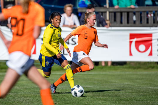 Sveriges Evelina Duljan och Nederländernas Milicia Keijzer
