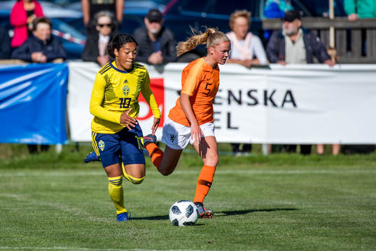 Sveriges Evelina Duljan och Nederländernas Milicia Keijzer