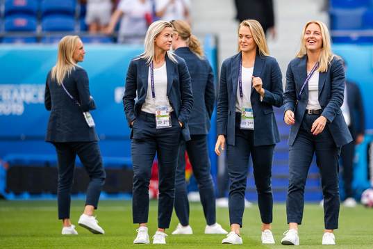 Hanna Glas, Magdalena Eriksson and Mimmi Larsson of Sweden
