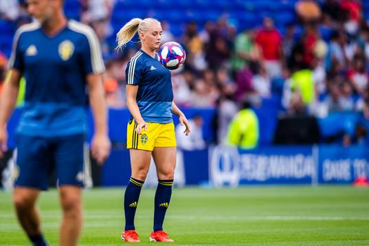 Stina Blackstenius of Sweden