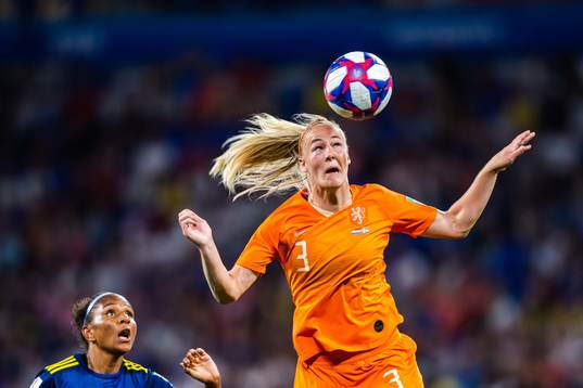 Madelen Janogy of Sweden and Stefanie Van Der Gragt of