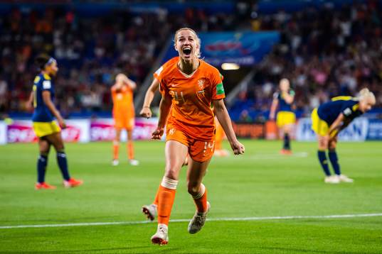 Jackie Noëlle Groenen of Netherlands celebrates
