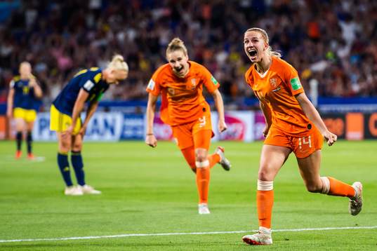 Jackie Noëlle Groenen of Netherlands celebrates