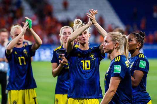 Sofia Jakobsson of Sweden looks dejected