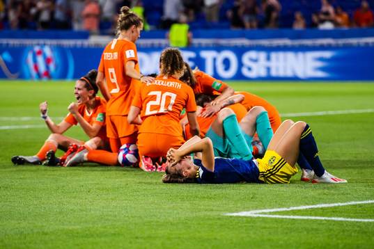 Julia Zigiotti Olme of Sweden looks dejected while players