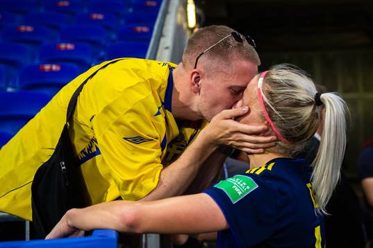 Hanna Glas of Sweden with boyfriend Christoffer Milde