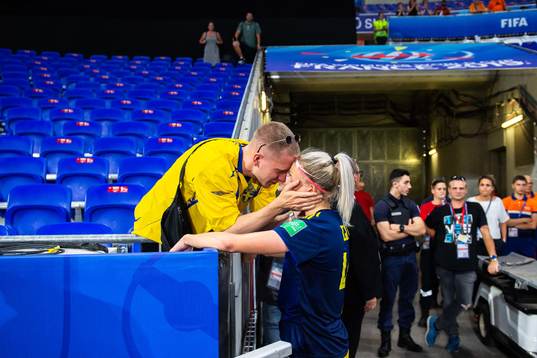 Hanna Glas of Sweden with boyfriend Christoffer Milde