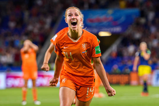 Jackie Noëlle Groenen of Netherlands celebrates