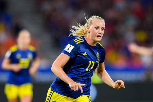 Stina Blackstenius of Sweden
