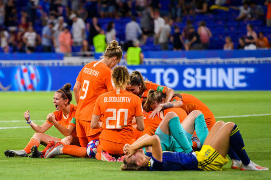 Bläddra bland fler bilder av Football, FIFA Women's World Cup, Day 27, Semi-Final, Netherlands - Sweden