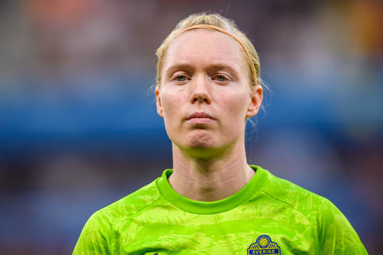 Goalkeeper Hedvig Lindahl of Sweden