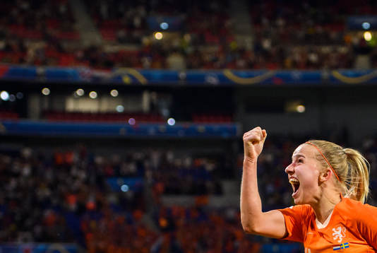Jackie Noëlle Groenen of Netherlands celebrates