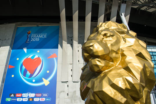 General view outside Stade de Lyon