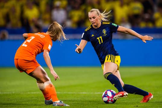 Stina Blackstenius of Sweden