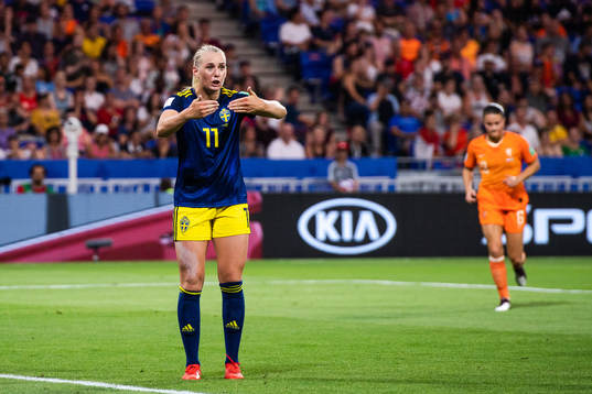 Stina Blackstenius of Sweden