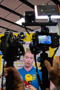 Goalkeeper Hedvig Lindahl of Sweden