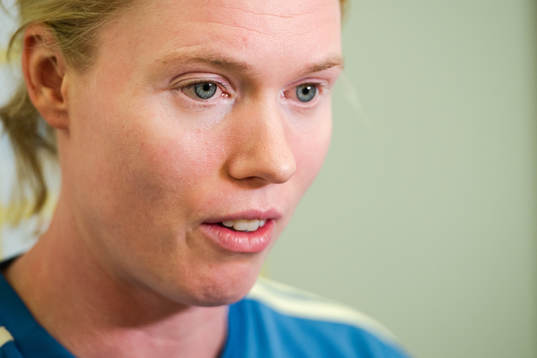 Goalkeeper Hedvig Lindahl of Sweden